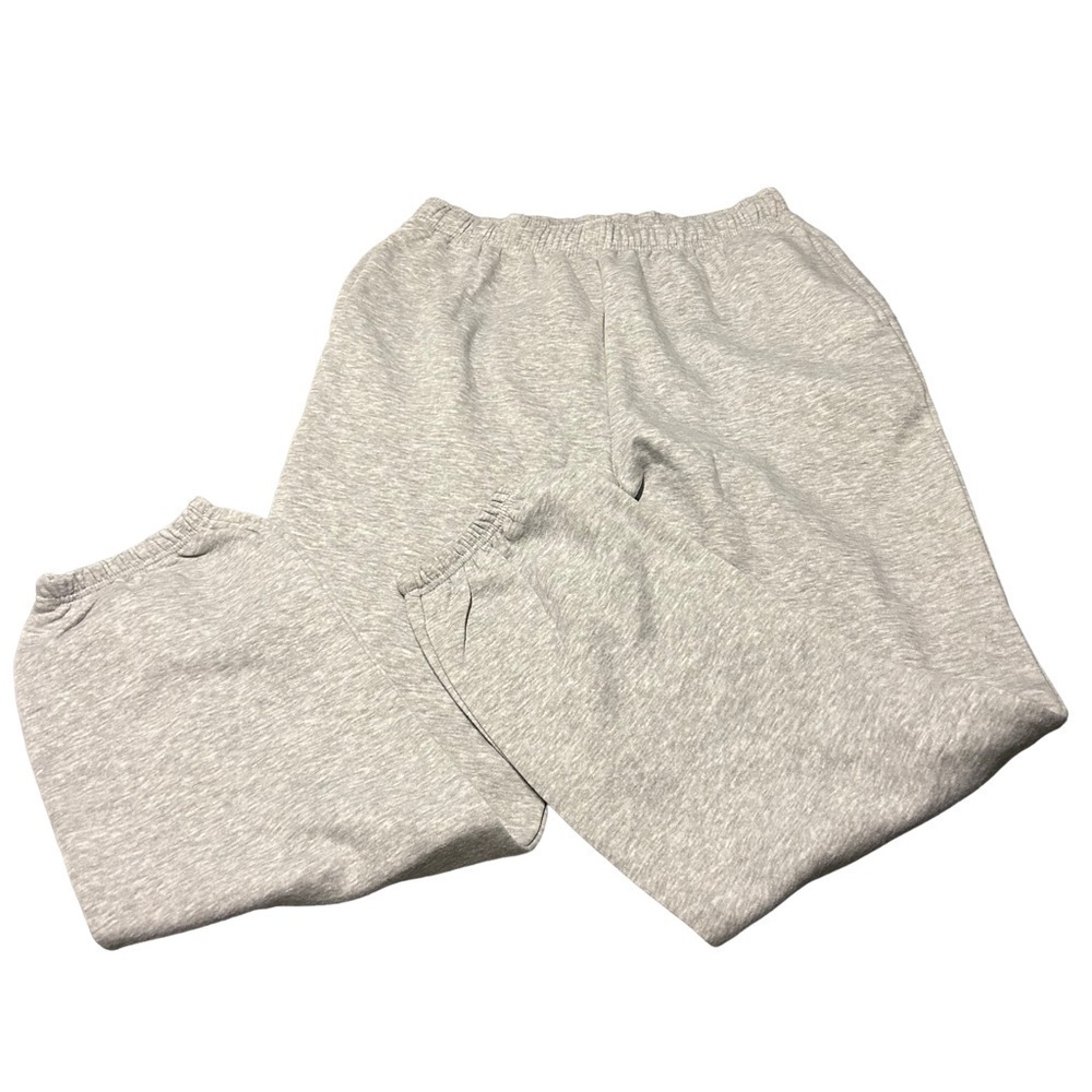 Fan Cloth Classic Cuffed Sweatpants Heather Gray Size XL NWOT - Picture 3 of 10